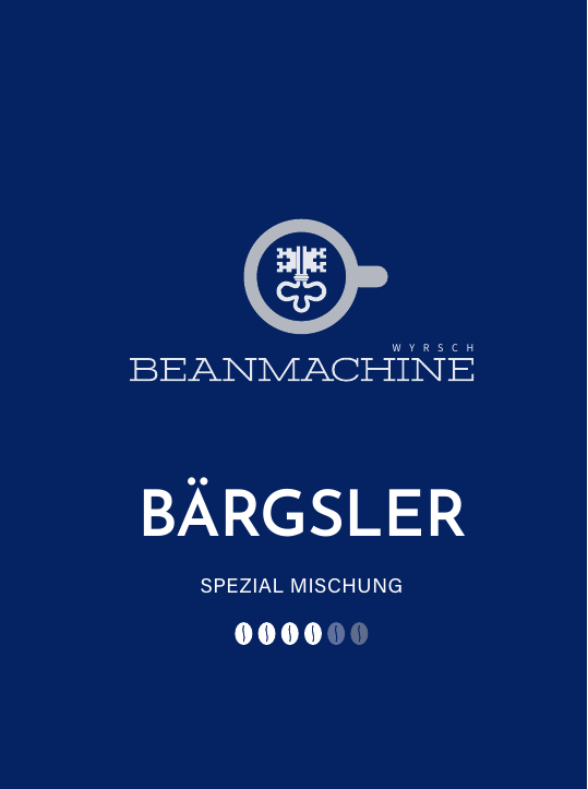 Bärgsler Kaffee-Etikett